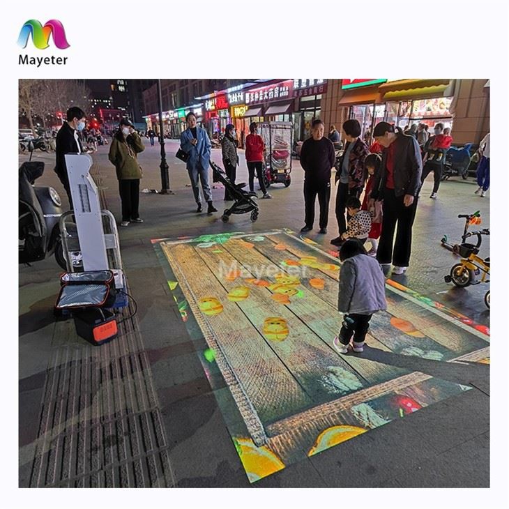 Mobile Floor Interactive Projection